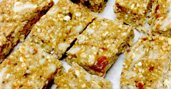 Apple Walnut Chia Snack Bars Recipe 