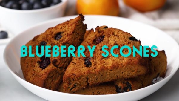 apple flour blueberry scones