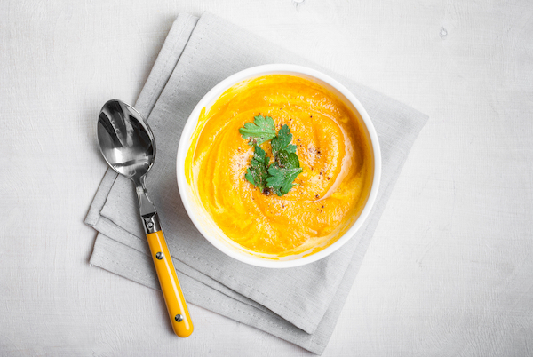 Butternut Squash, Sweet Potato and Cinnamon Apple Soup