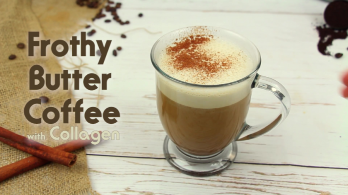 Frothy Butter Coffee with Collagen 