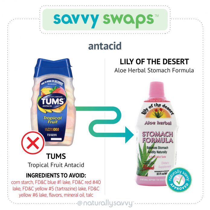 Lily of the Desert Savvy Swap Antacid