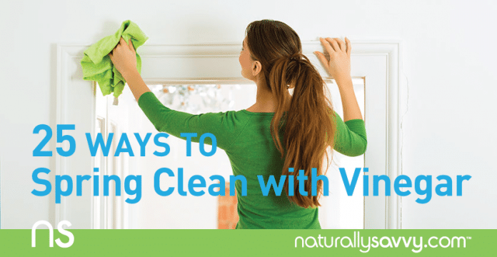 25 Ways to Spring Clean with Vinegar 