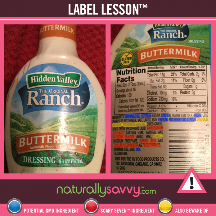 [Label Lesson] Ranch Dressing 